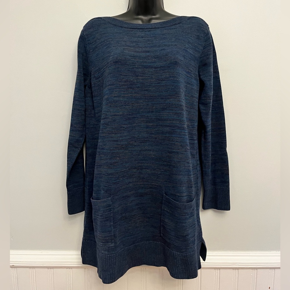 Eight Eight Eight Cotton Sweater Dress with Pockets, Size Large